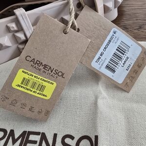 Carmen Sol Women's Tan Crossbody Bag